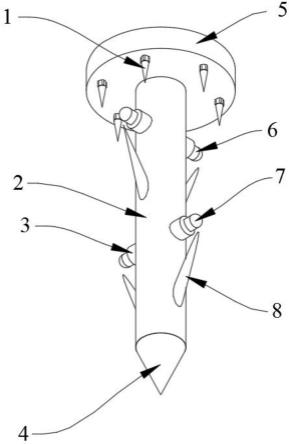一種具有防脫落功能的鐵釘的制作方法