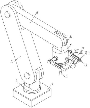 一種具有取件防護(hù)功能的焊接機(jī)器人的制作方法