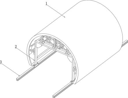 用于緩傾斜中厚礦床采礦滑移支撐結構的制作方法
