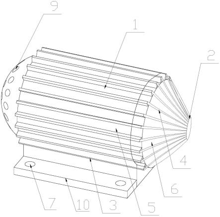 一種海上漂浮式風力發電機機殼的制作方法